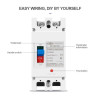 MCCB DC 2P 125A 600V Molded Case Circuit Breaker Panel Surya PLTS